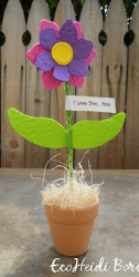 Embossed Craft Foam Flowers