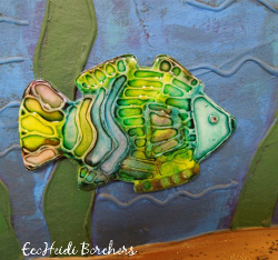 Embossed Look Fish Magnet