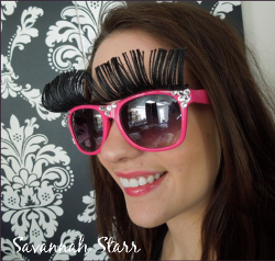 SavvySparkle Eyelash Sunglasses