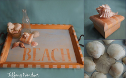 Thrift Store Beach Tray