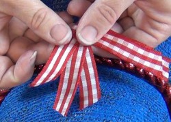 Refashioned Fourth of July Hat