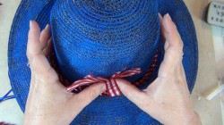 Refashioned Fourth of July Hat