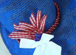 Refashioned Fourth of July Hat