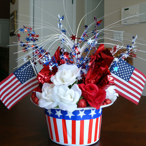 Patriotic Hat Centerpiece