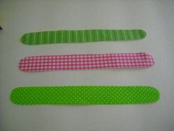 Craft Stick Button Bracelets