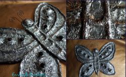 Vintage Faux Metal Butterfly