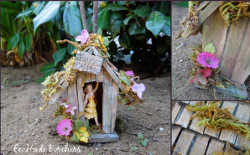 Wooden Birdhouse Cottage