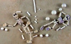 Polymer Clay Skeleton