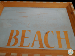 Thrift Store Beach Tray