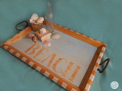 Thrift Store Beach Tray