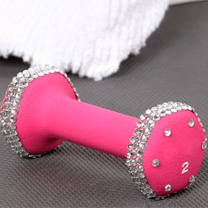 Bedazzled Hand Held Weights