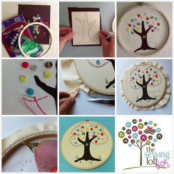 Simple Button Tree Art