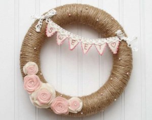 Charming Valentine's Day Wreath