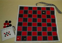 Checker Board and Checker Bag