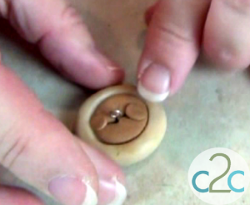 Polymer Clay Cookie Button