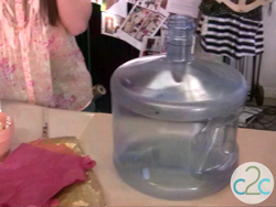 Upcycled Water Jug Bank