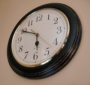 DIY Vintage Makeover Clock 