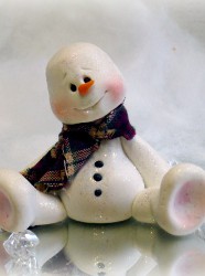 Polymer Clay Snowman