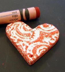 Earthenware Heart Pendant