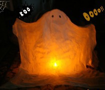 Eco-Friendly Ghost Decoration