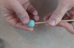 Polymer Clay Egg Bead