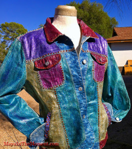 Glitter Jean Jacket