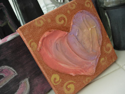 Textured Heart Decor