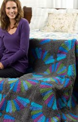 Crochet a Fan Throw