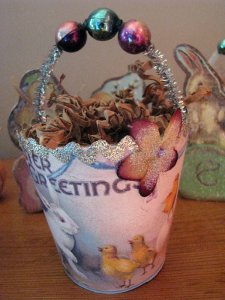 Peat Pot Easter Baskets