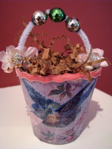 Peat Pot Easter Baskets