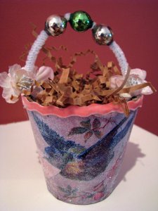 Peat Pot Easter Baskets