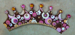 Polka Dot Paper Crown