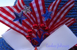 Refashioned Fourth of July Hat