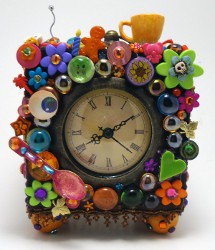 Colorful Repuposed Clock