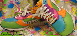 Colorful Upcycled Sneakers