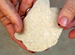 Glitter Bread Dough Pendant