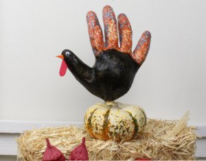 Decoupage Thanksgiving Turkey