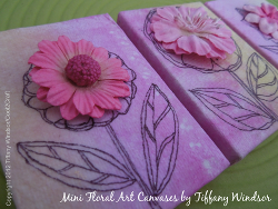 Mini Floral Canvases