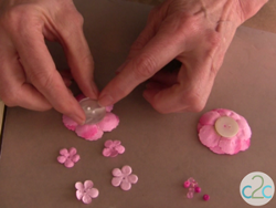 Stamped Cards and Floral Push Pins