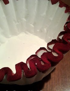 Valentine's Day Coffee Filter Wreath