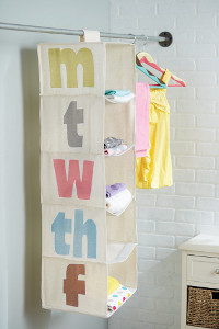 Days of the Week Wardrobe Organizer