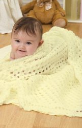 Crochet Yellow Baby Blanket