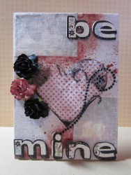 Be Mine Decoupage  Canvas