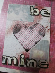 Be Mine Decoupage Canvas