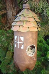 Plastic Bottle Birdhouse