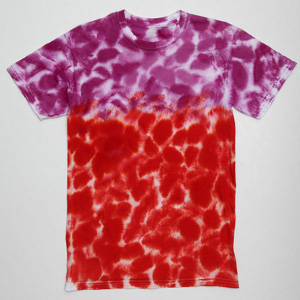 Cobbled Bicolor Tie Dye Tee