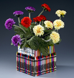 Colorful Crayon Flower Arrangement Box