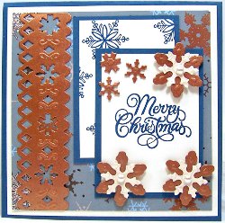 Copper Christmas Card