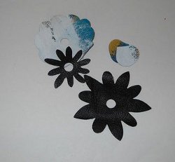 Upcycled Denim Flower Embellishments