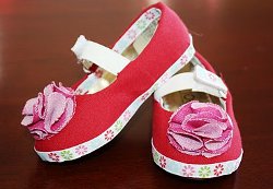 Fabric Covered Shoe Tutorial